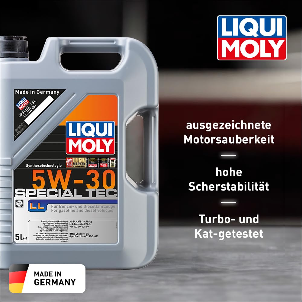 LIQUI MOLY Special Tec LL 5W-30 | 5 L | Synthesetechnologie Motoröl | Art.-Nr.: 1193