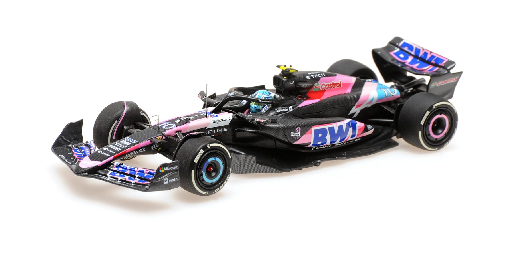 Minichamps 417240110 BWT Alpine F1 Team A524 Pierre Gasly 2024 - Scala 1/43 - Auto in Miniatura da Collezione