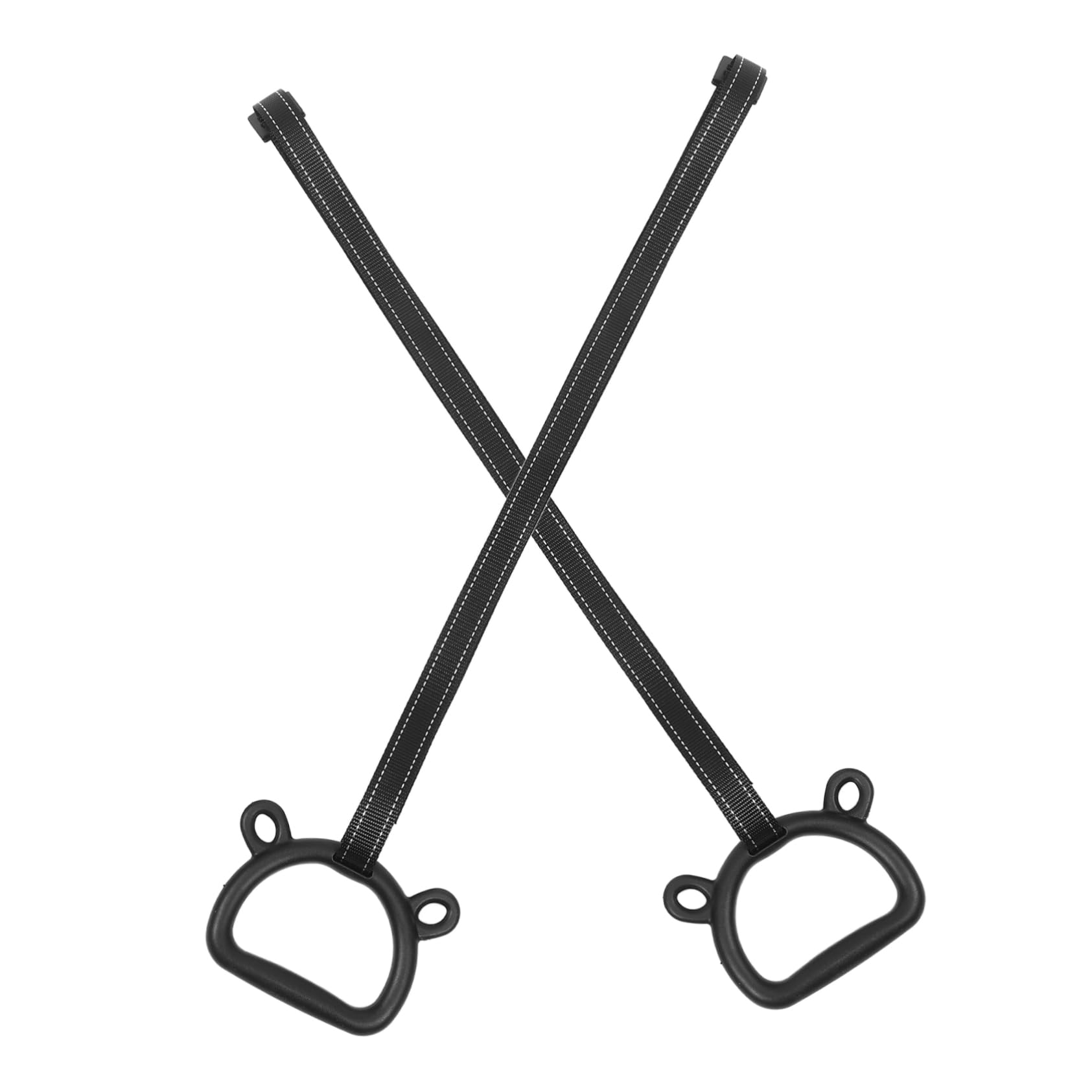 KOMBIUDA 1Set Upgraded Thick Gymnastic Rings Professional Pull Up Rings for Home Use Durable Fitness Supplies for Strength Training Straps Included for Boys