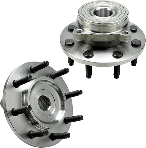 Detroit Axle - Bujes de rodamiento de rueda delanteros 4WD de 2 piezas para Dodge Ram 2500 2000-2001, 2 rodamientos de ruedas y conjunto de bujes de