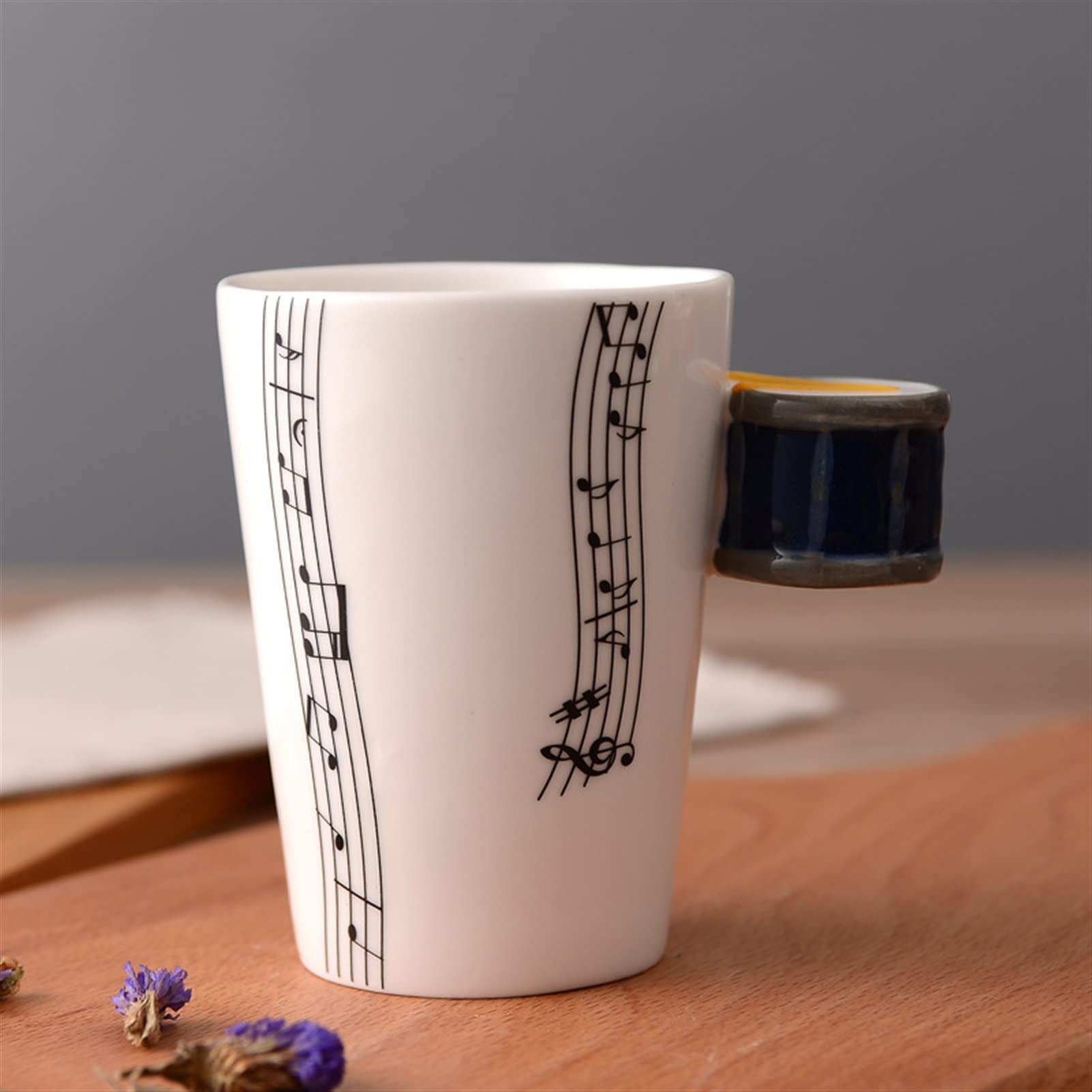 Tazze da tè Creativo dipinto a mano Tromba tamburo tazze tazze in porcellana musica di porcellana tazze for caffè tè latte regalo carino for insegnante bambini amici Tazze da infusione ( Color : F )