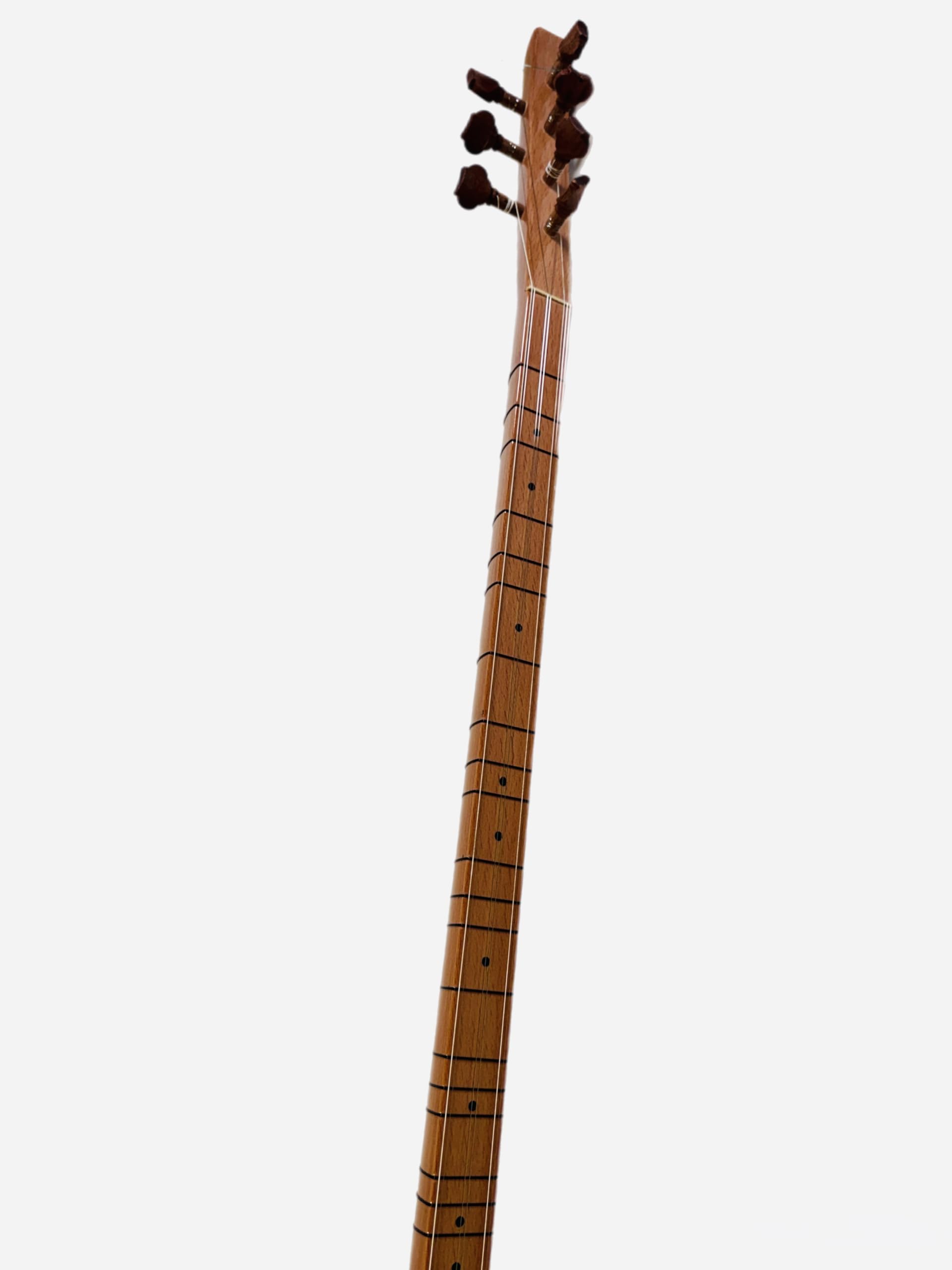 Uzun Sap Komposit Tekne Baglama Saz, Noktali klavye | Langhals Baglama Saz Kunststoff, Klaviatur mit Punkten