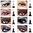 Kaely 8Pcs Cream Eye Shadow Sticks Set, Matte Shimmer Eyeliner Pencil Eyeshadow Palette Makeup, Eye Highlighter Brightener Stick for Older Women Waterproof Pigmented, sombras para ojos 07