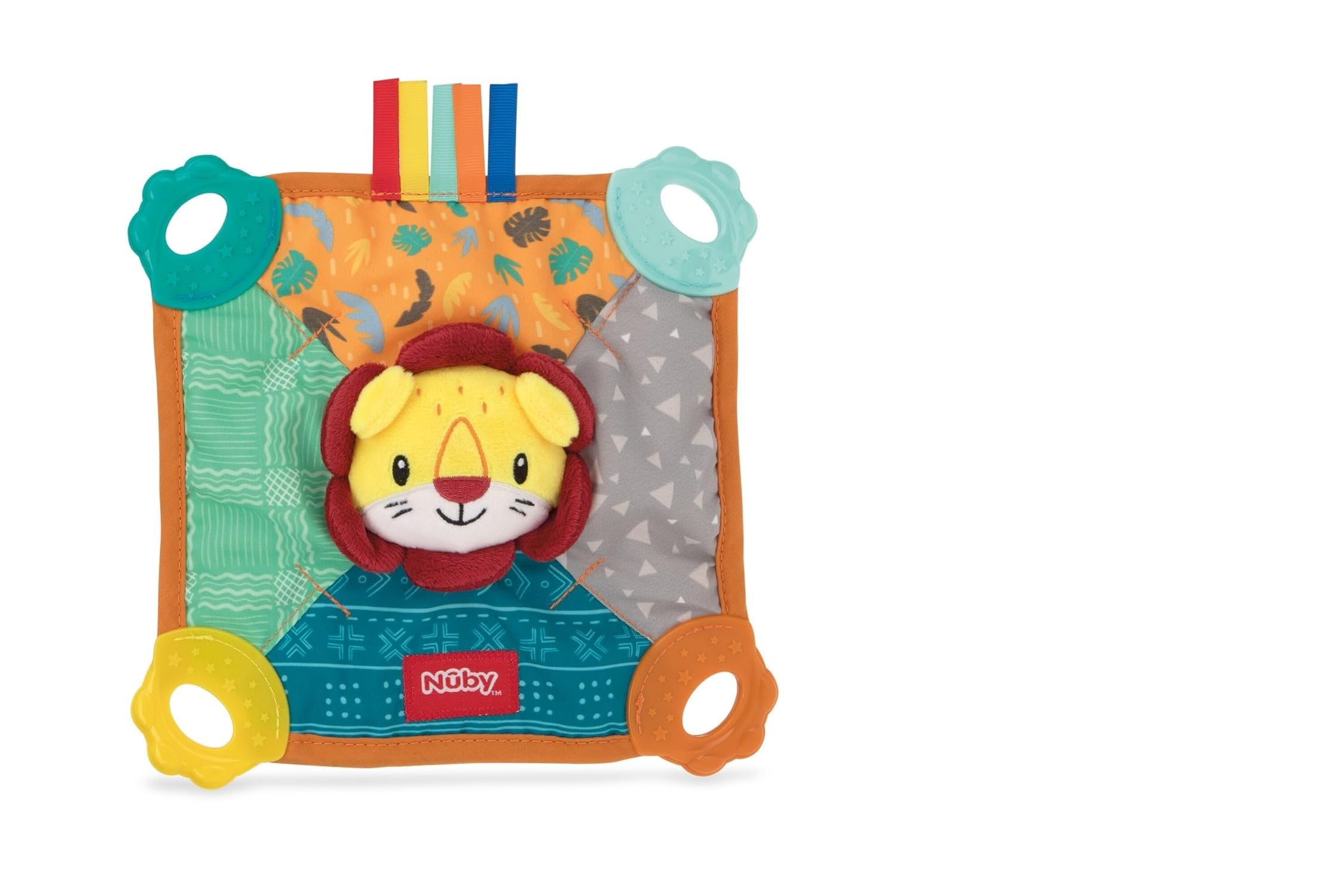 Nuby Teething Blankie Lion, 1 Count