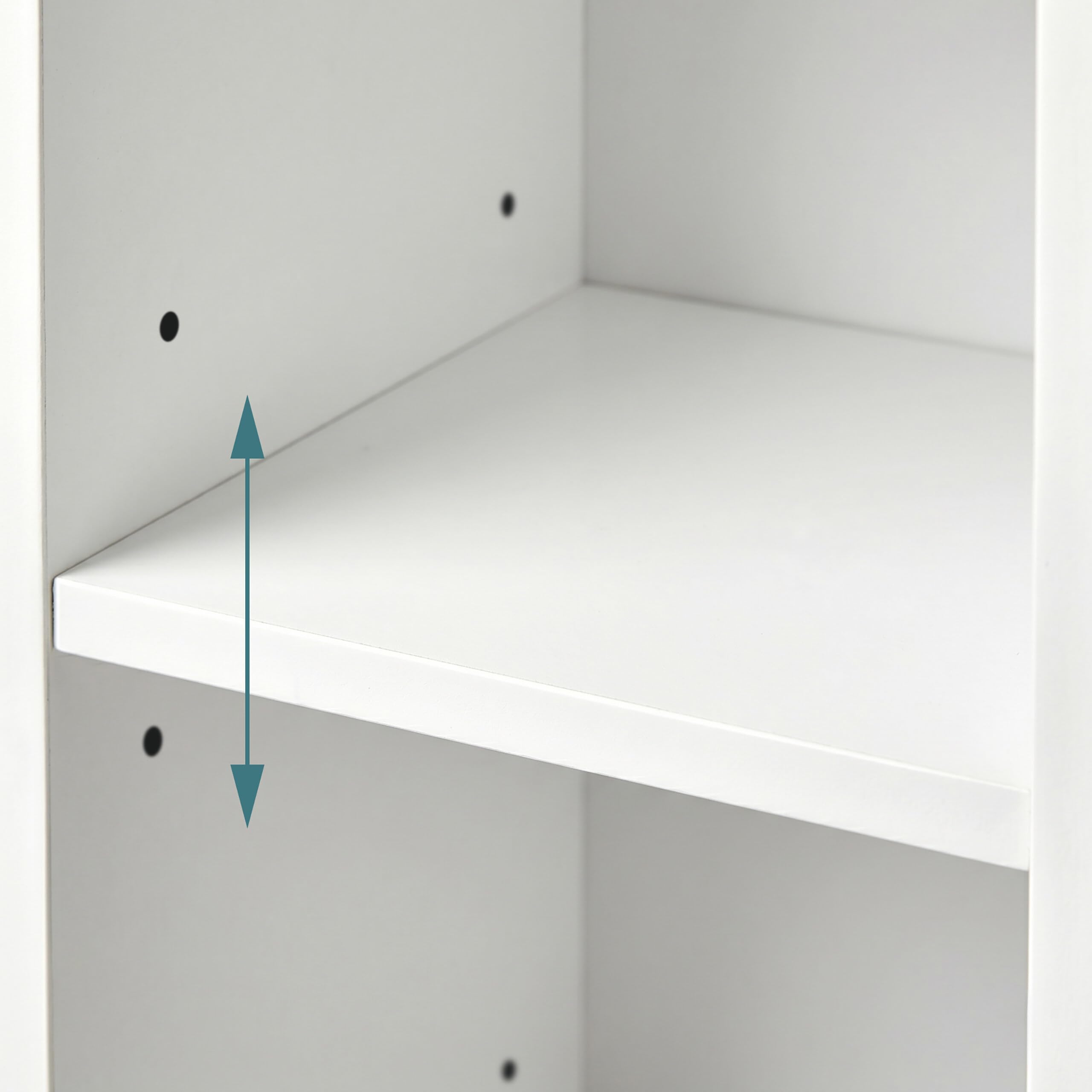 Relaxdays Mueble sobre Lavadora, 4 Compartimentos, Blanco | Para lavadora/secadora/inodoro, 185,5 x 65 x 24 cm