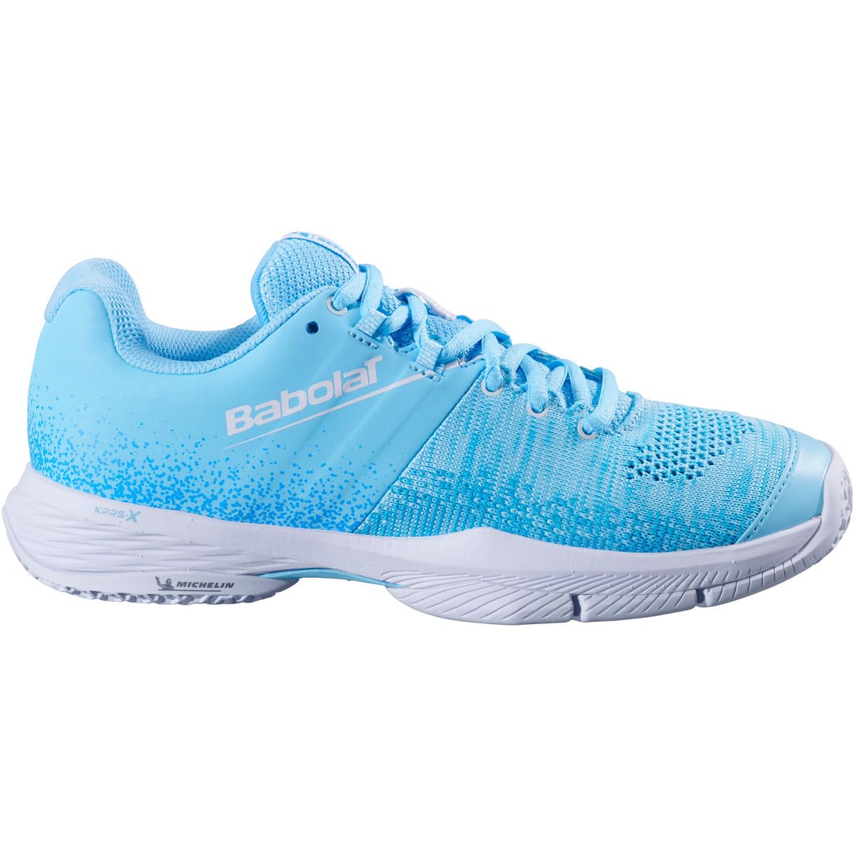 Babolat Mujeres Sensa Zapatillas De Pádel Zapatilla De Pádel Azul Claro-Rojo EU Neu