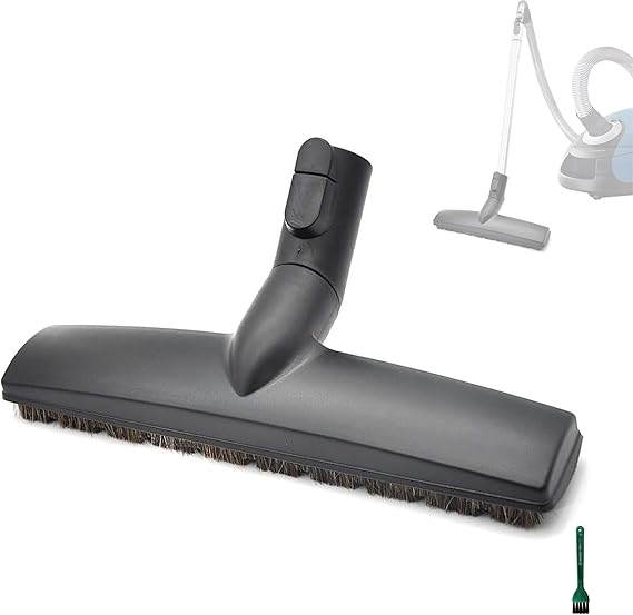EZ SPARES Replacement of SBB Parquet Anti-Collision Smooth Floor Brush with Horsehair for Miele Vacuum Cleaner 35mm 1 3/8"
