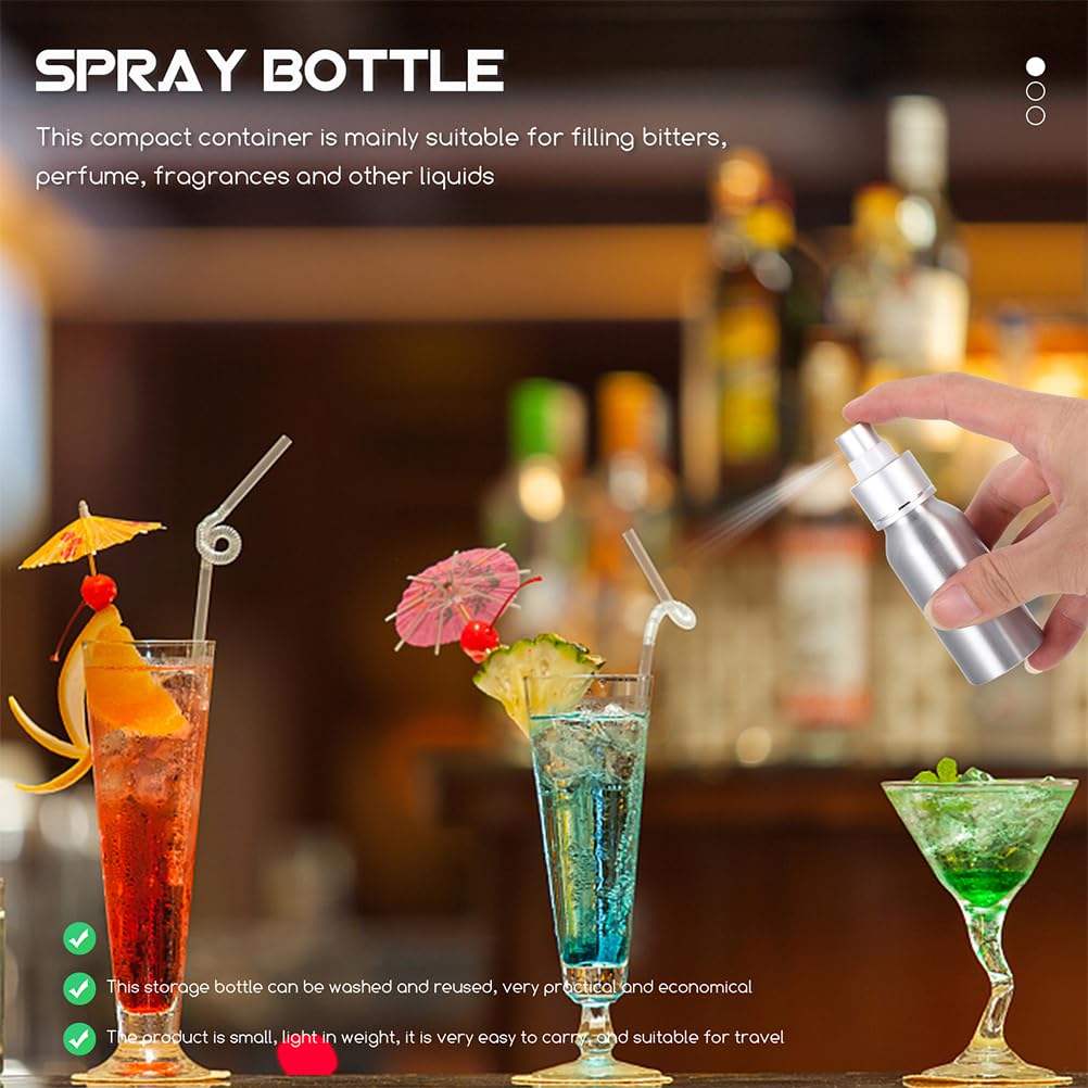Atomizzatori Per Cocktail - Flacone Spray 50ml Per Martini, Vermouth, Argento, 2 Pezzi - Foto 7