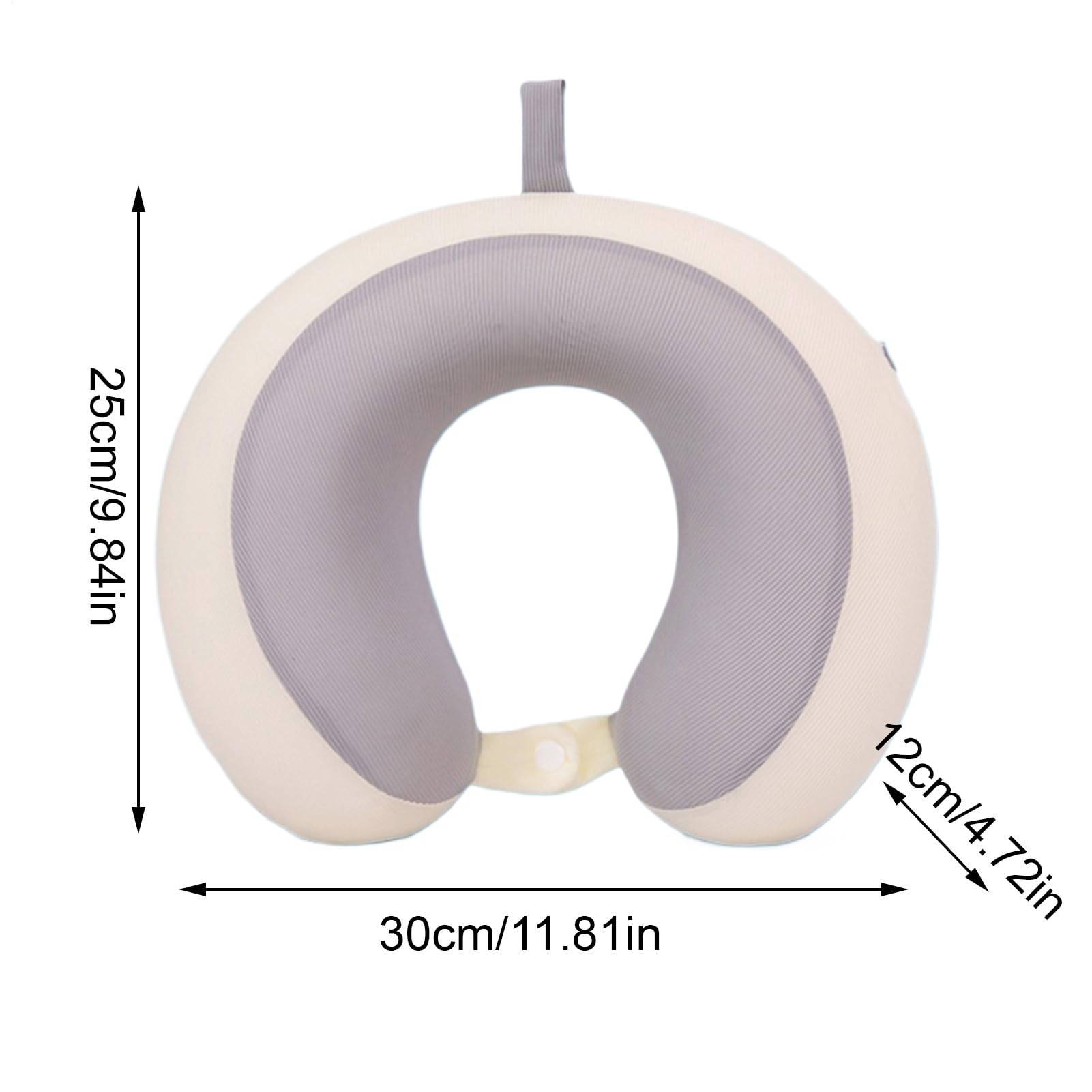 Cuscino Da Viaggio Cervicale Seta Ghiaccio Ergonomico Traspirante | Cuscino da viaggio a forma di U per aereo Campeggio, Affari, , Uomini, Donne, Adulti, Famiglia,