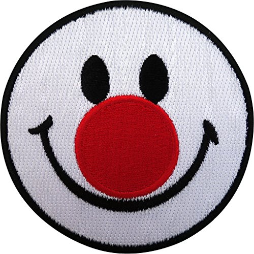 Emoji Happy Face patch Iron On badge/Sew on