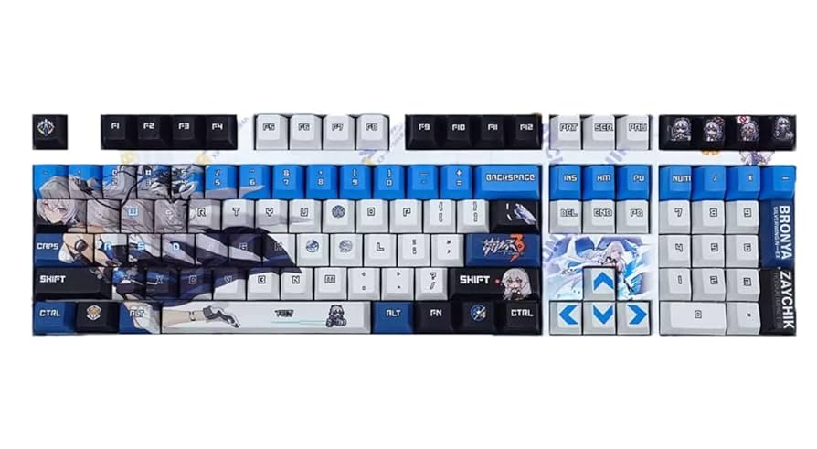 Amazon.co.jp: 崩壊3rd周辺 ブローニャ風 キーキャップ PBTキー