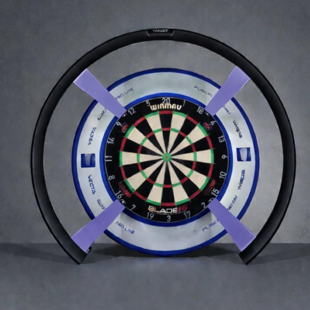Protective Covers for Dartboard Auto Scoring System Legs and Cameras – Compatible with Target Omni Scoring System – Shock Resistant Guards – Multiple Colour Options (Purple)