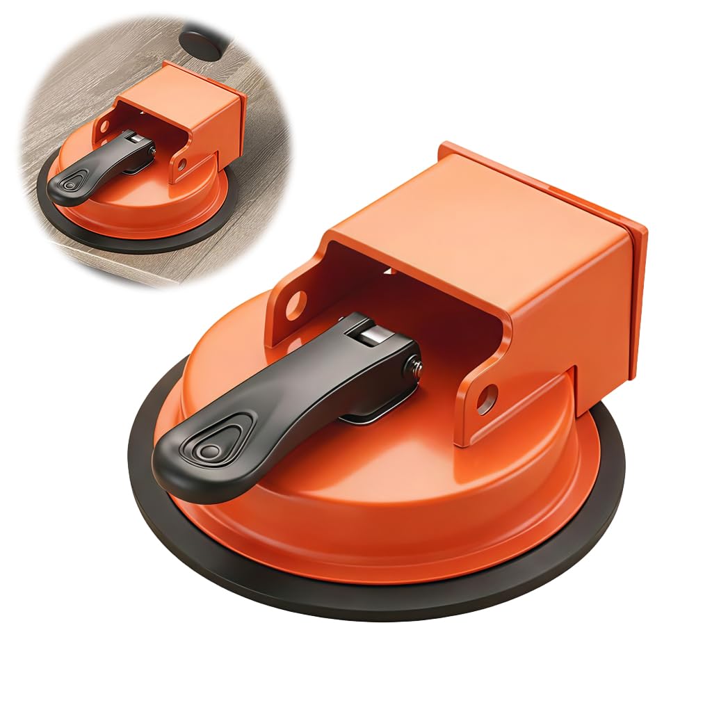 Serplex® Floor Seam Repair Suction Tool, Wood Floor Gap Puller for Hardwood, Laminate Flooring, Floor Gap Fixer Tool Suction Cup Puller with Locking Lever for Installation, Alignment & Seam Repair-image-20