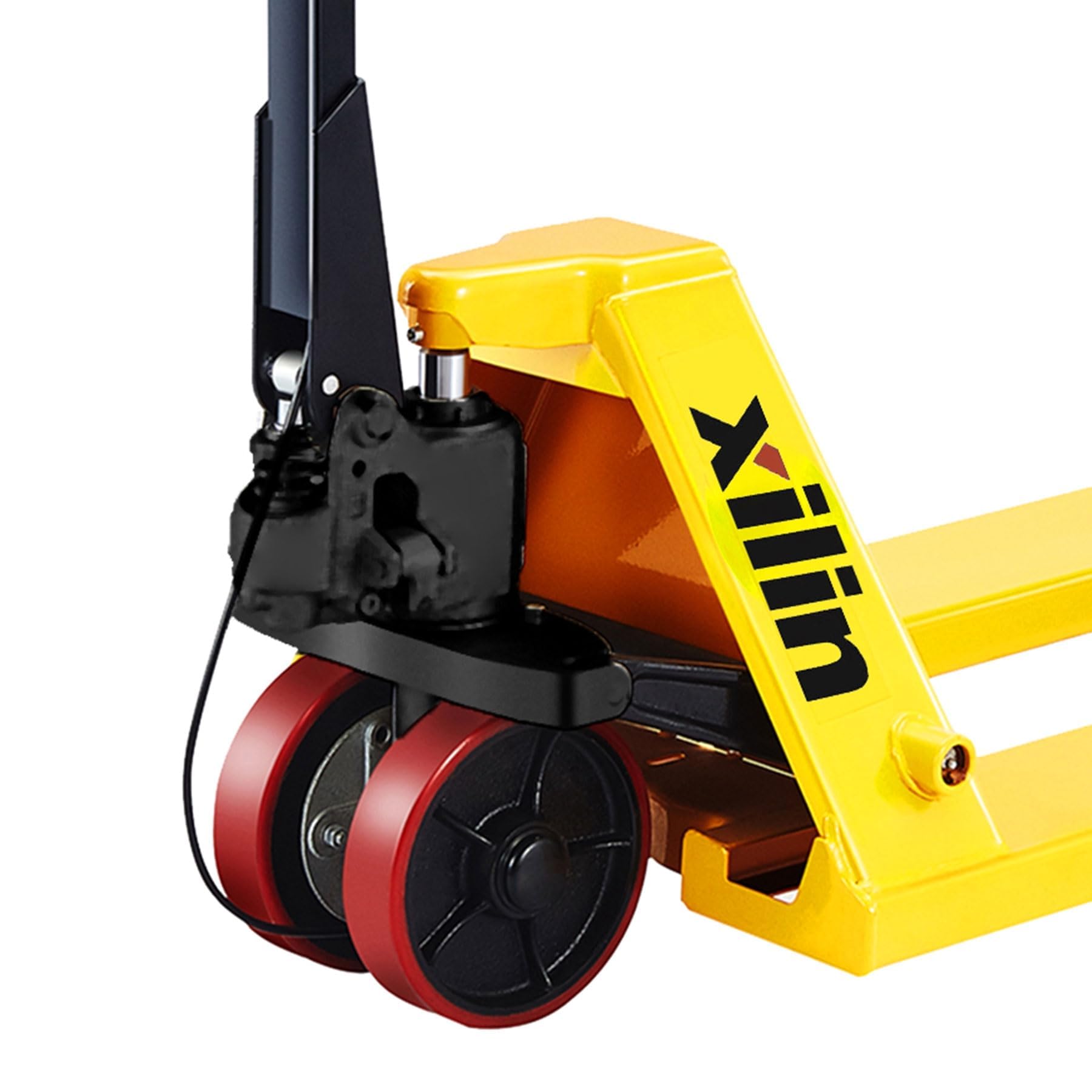 Xilin Pallet Jack with Brake System Manual Pallet Truck, Hand Trucks 5500 Lb. Capacity 48 x 27 Forks Non-Mark PU Wheel, Suitable for Sloping Fields : Amazon.in: Industrial & Scientific