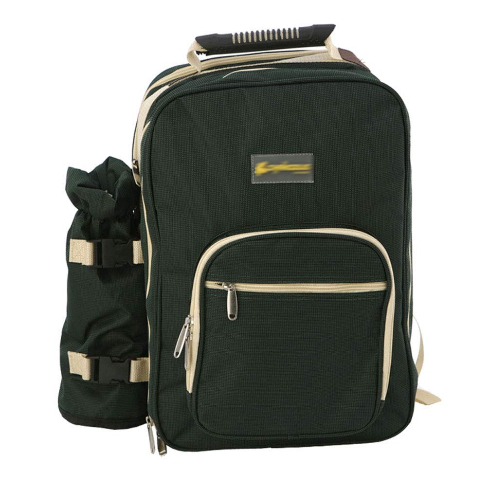 Borsa da Picnic per Quattro Persone, Campeggio Portatile e Zaino da Campeggio, utilizzato per Il Cibo da Mantenere Caldo o Freddo, utilizzato per Picnic/all'aperto/Barbecue/Campeggio /