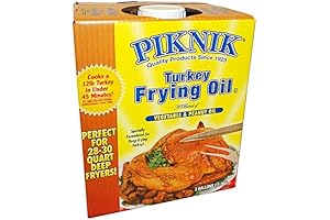 Turkey Frying Oil 3 Gallon for Pop-ups or Canopies