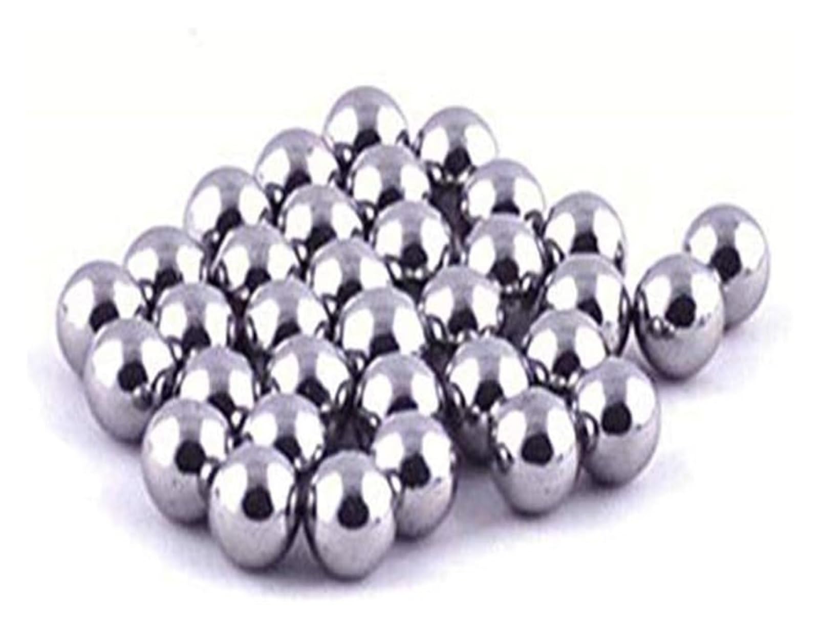 Roulement à billes en acier, 1 kg, bille en acier au carbone, bille en acier de précision, bille pleine, bille ronde en acier(7.5mm)