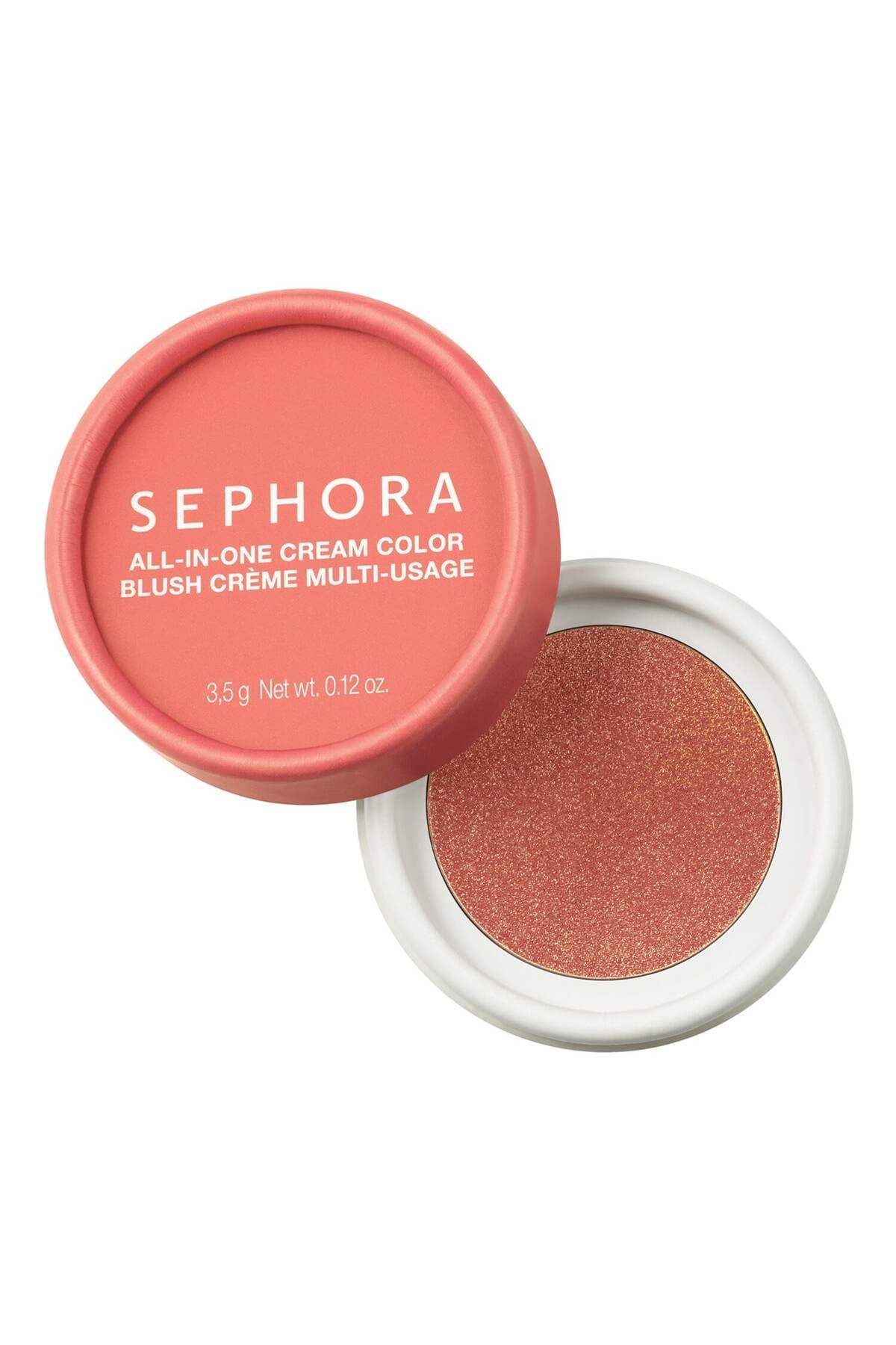 Sephora All-In-One Cream Color - Doğal Ve Sağlıklı Parlaklık Etkisi Veren Krem Allık, 02 Tangy Grapefruit