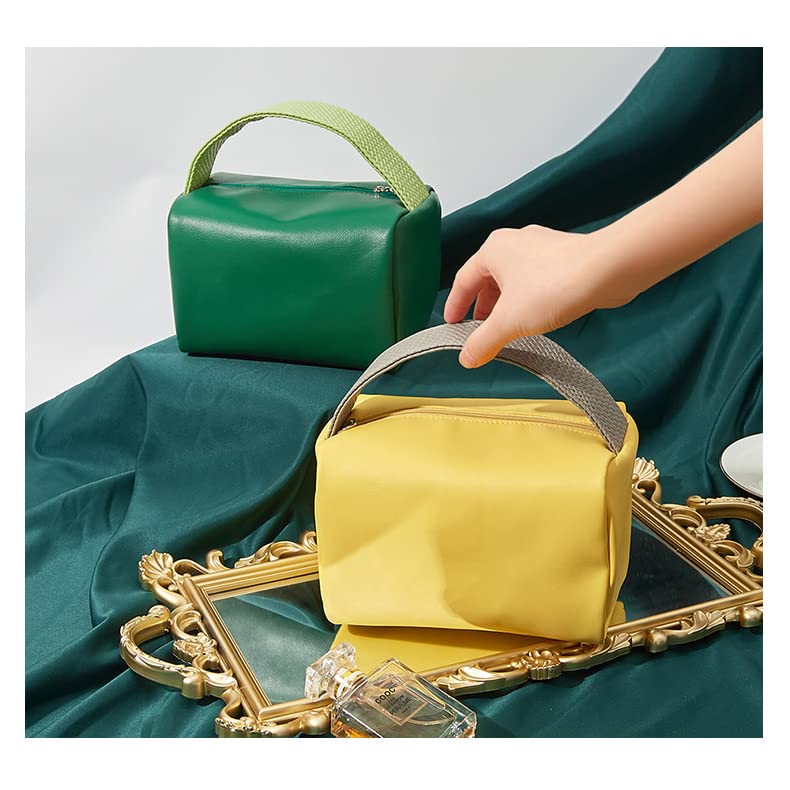 Miniatura 2 de Y2K - Bolsa de maquillaje estética, pequeña bolsa de cosméticos para mujer, bolsa de maquillaje de viaje, bolsa de aseo (verde)