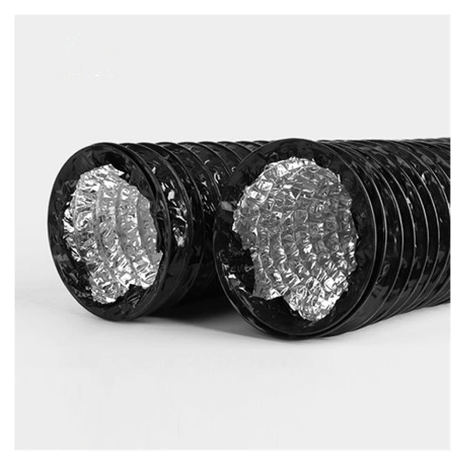 Abluftschlauch PVC-Aluminium-Lüftungssystem, verdicktes Flexibles Auspuffrohr, Durchmesser 15 cm, Lüftungsrohr, Schlauch, Küche, Badezimmer, Zubehör Lüftungsschlauch (Size : Dia.150mm x 2m)