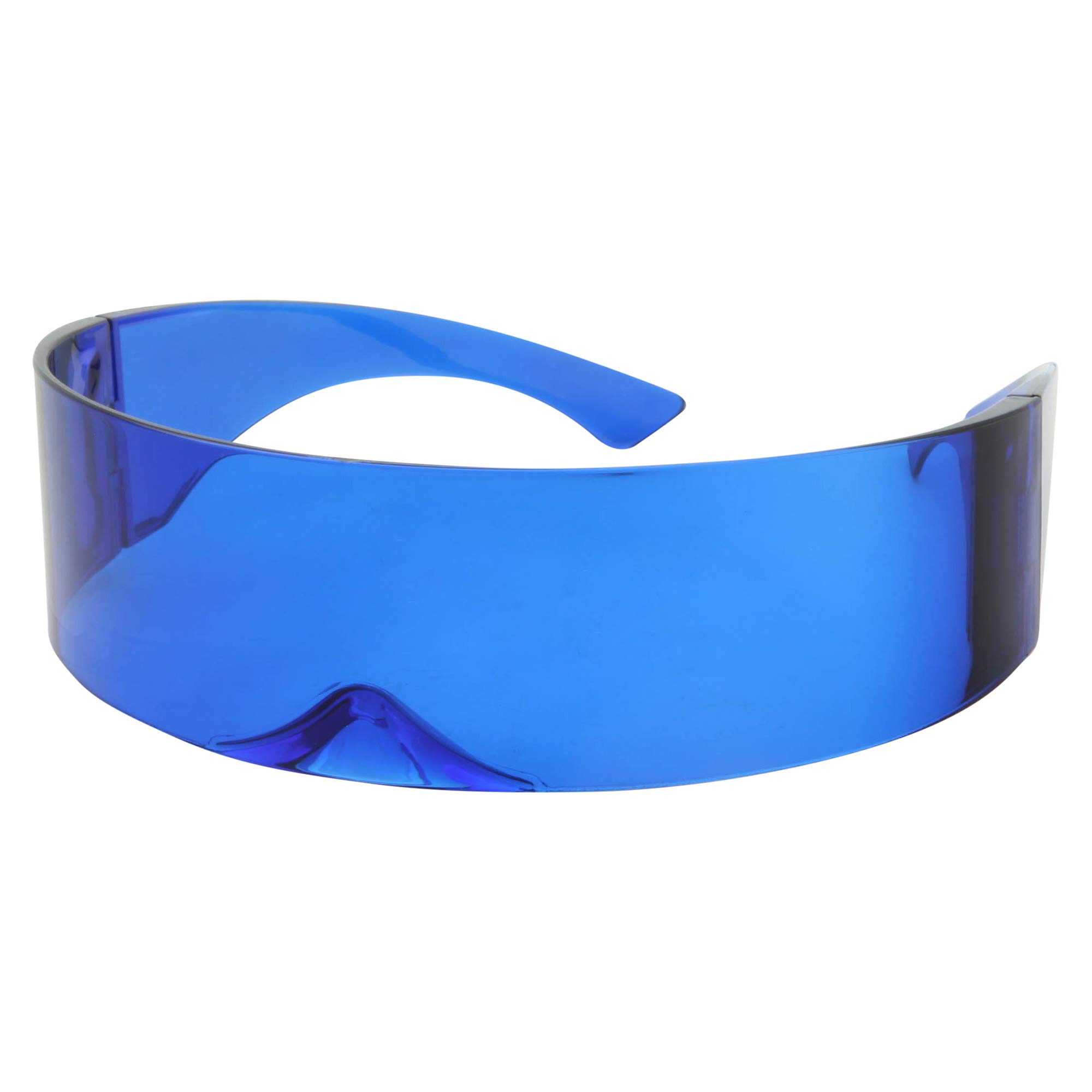 grinderPUNCHFuturistic Shield Sunglasses | Cyclops Cyberpunk Visor Glasses | 80s Alien Mono