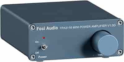 Fosi Audio V1.0G 2 Channel Class D Mini Stereo Amplifier for