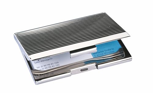 SIGEL VZ130 Visitenkarten-Etui silber glänzend Chrom 21