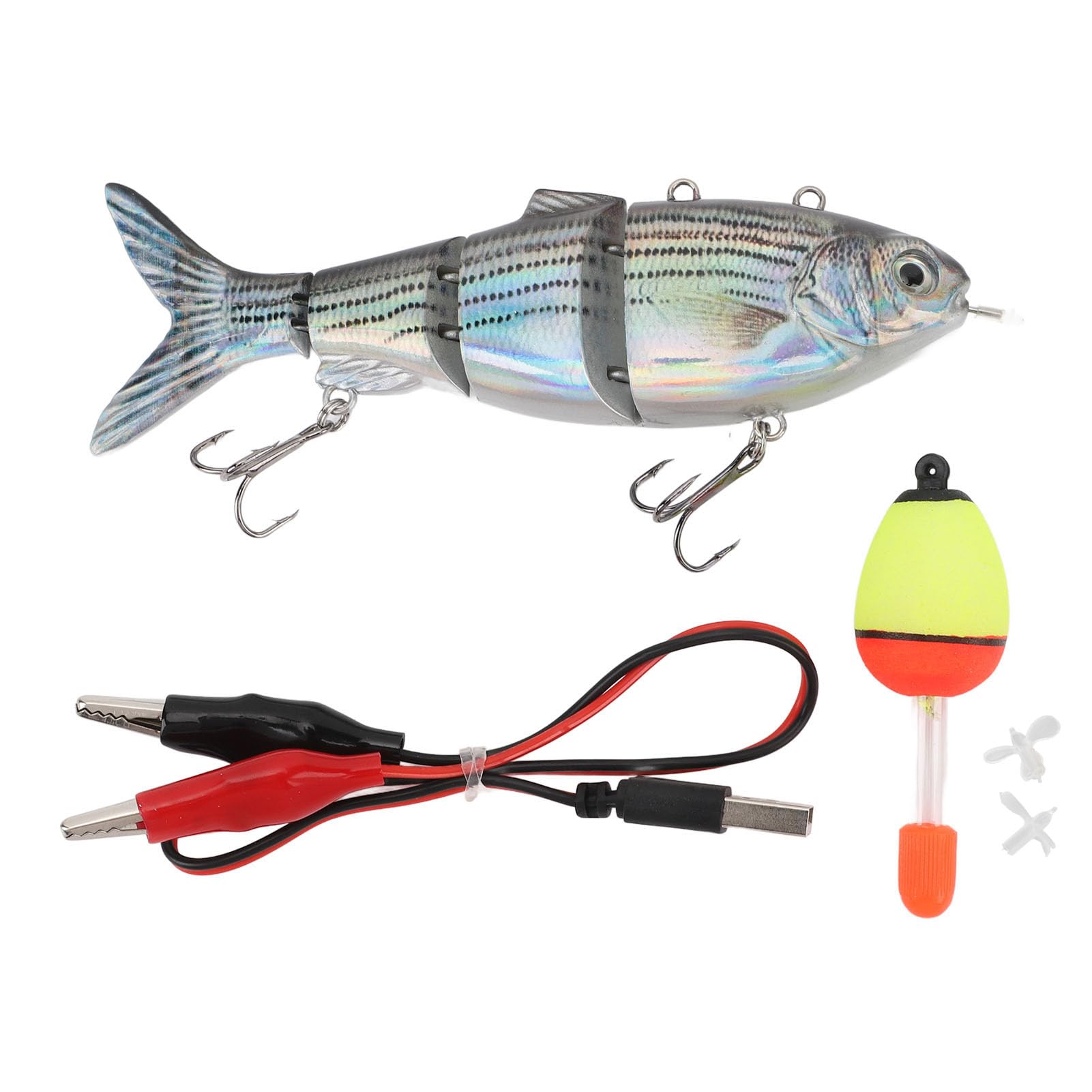 Leurre De Pêche électrique Rechargeable USB – Avec LED Et Vibrations | Appât Pour Perche, Truite, Eau Douce Et Salée