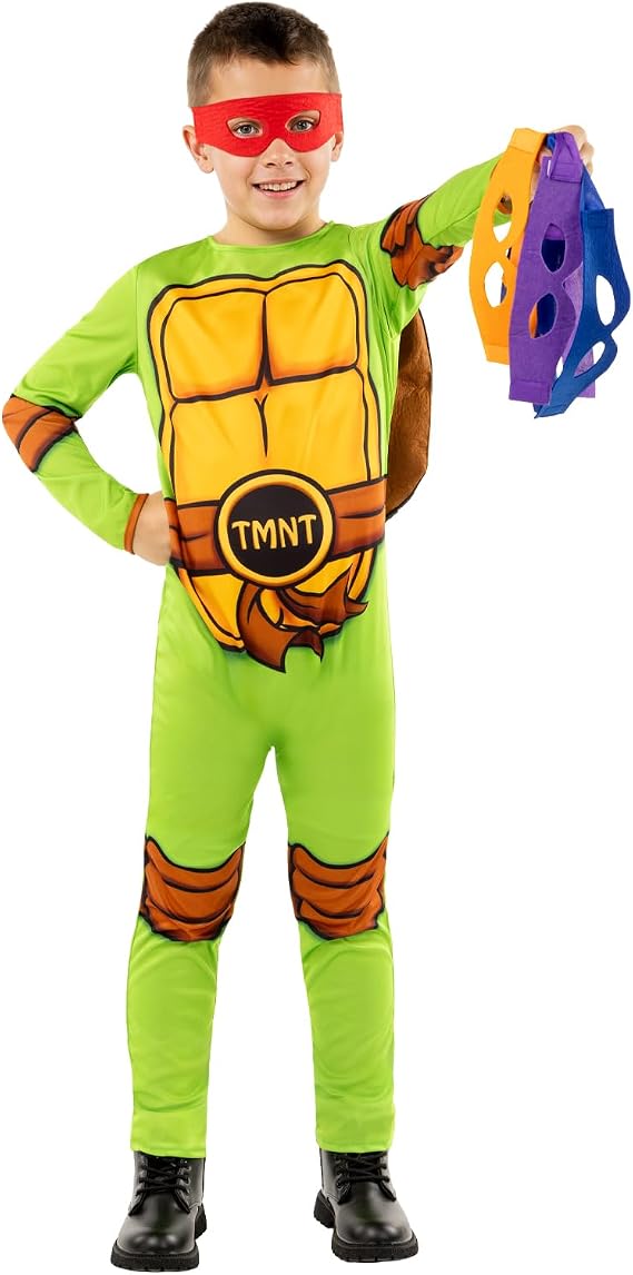 Funidelia Panoplie Complète Déguisement Tortues Ninja Enfant avec Accessoires