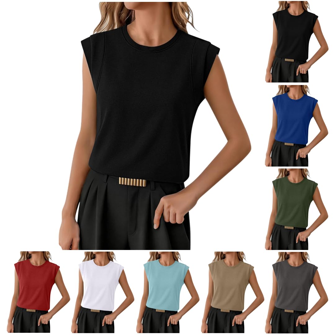 Huytertdr Women's Black Tops For Uk