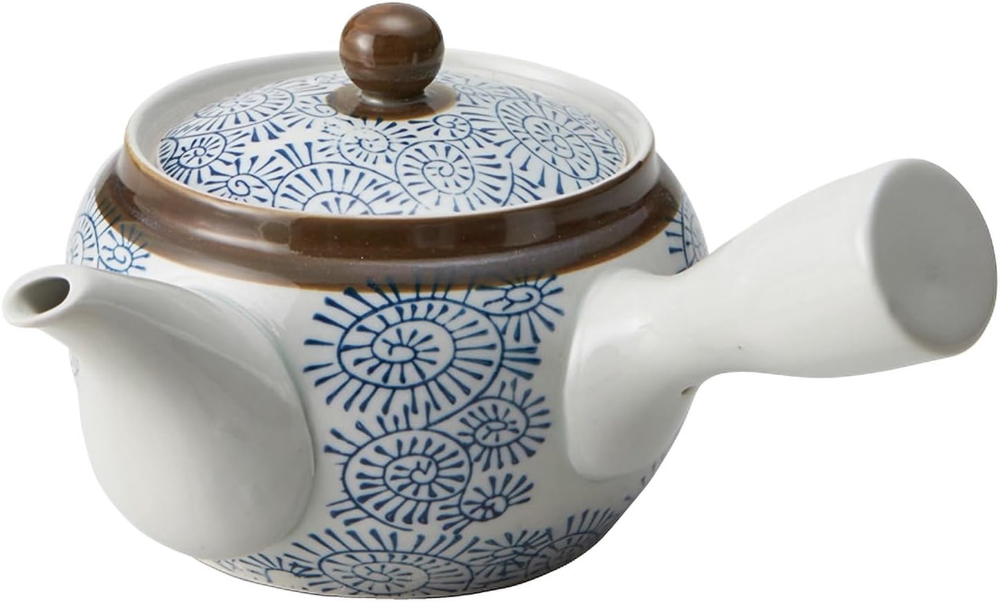 TAMAKI T-930601 Japanese Pot, Old Dyed Octopus Arabesque, Magic Tea Strainer, 6.5 x 4.8 x 3.6 inches (16.6 x 12.3 x 9.2 cm)