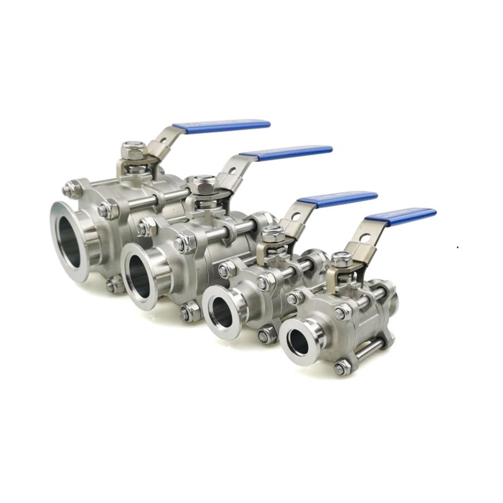 Válvula de Bola de Alto vacío KF de Acero Inoxidable KF16 KF25 KF40 KF50 SUS304, Brida de instalación rápida, válvula de Bola Manual de Tres Piezas | válvula solenoide(KF16)