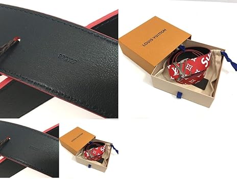 morimoriヴィトン シュプリーム サンチュール　イニシャル　ベルト LOUIS VUITTON ルイ・ヴィトン サンチュール LV イニシャル ベルト