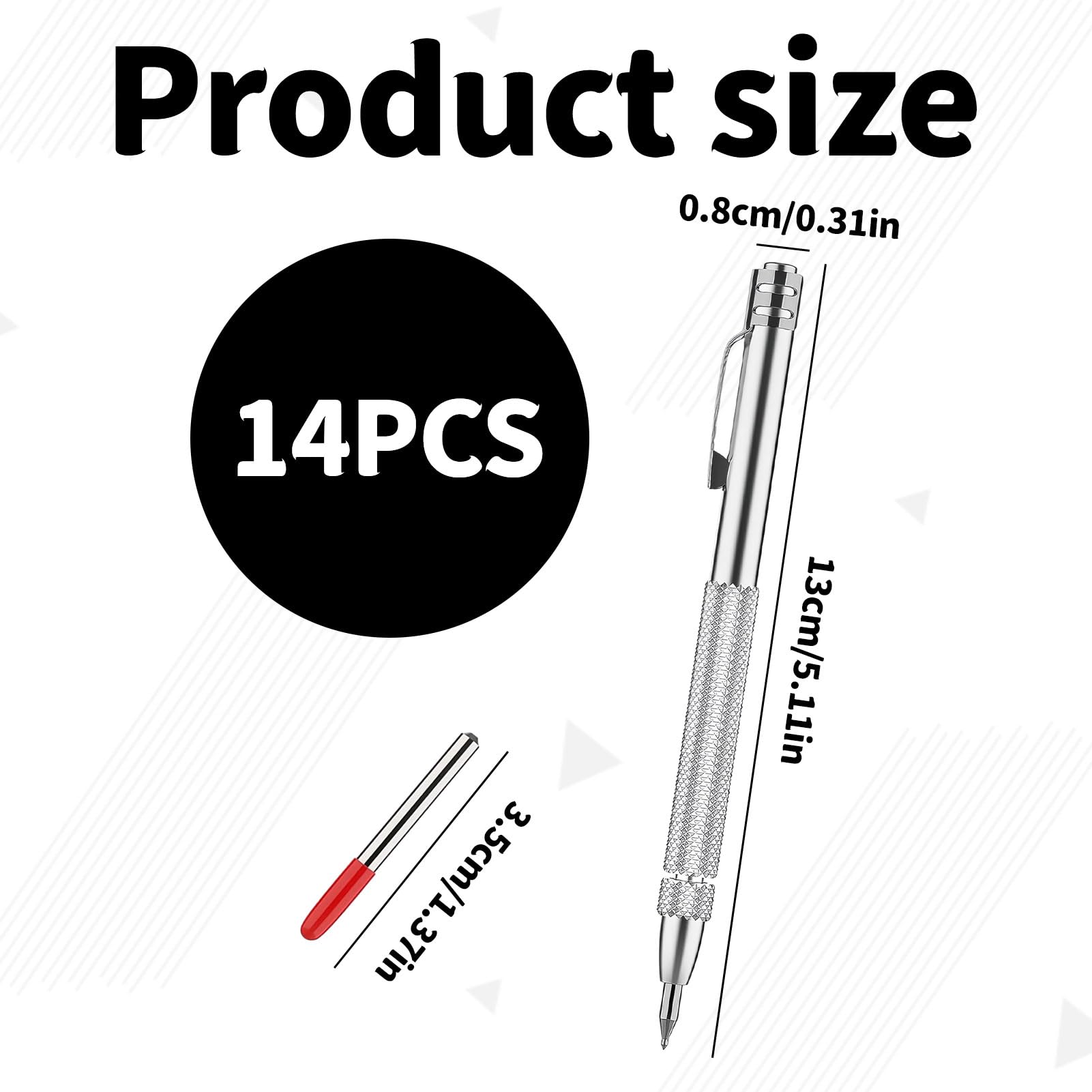 Eophmi Scribe Tool, 2pcs Scribing Tool, Engraving Pen, Etching Tools, Metal Scribe - Image 2
