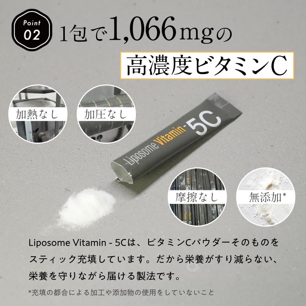 ビタミンCサプリ 5本 Qoo10] renaTerra 【お試し10回分】リポソームビタミン5C : サプリメント
