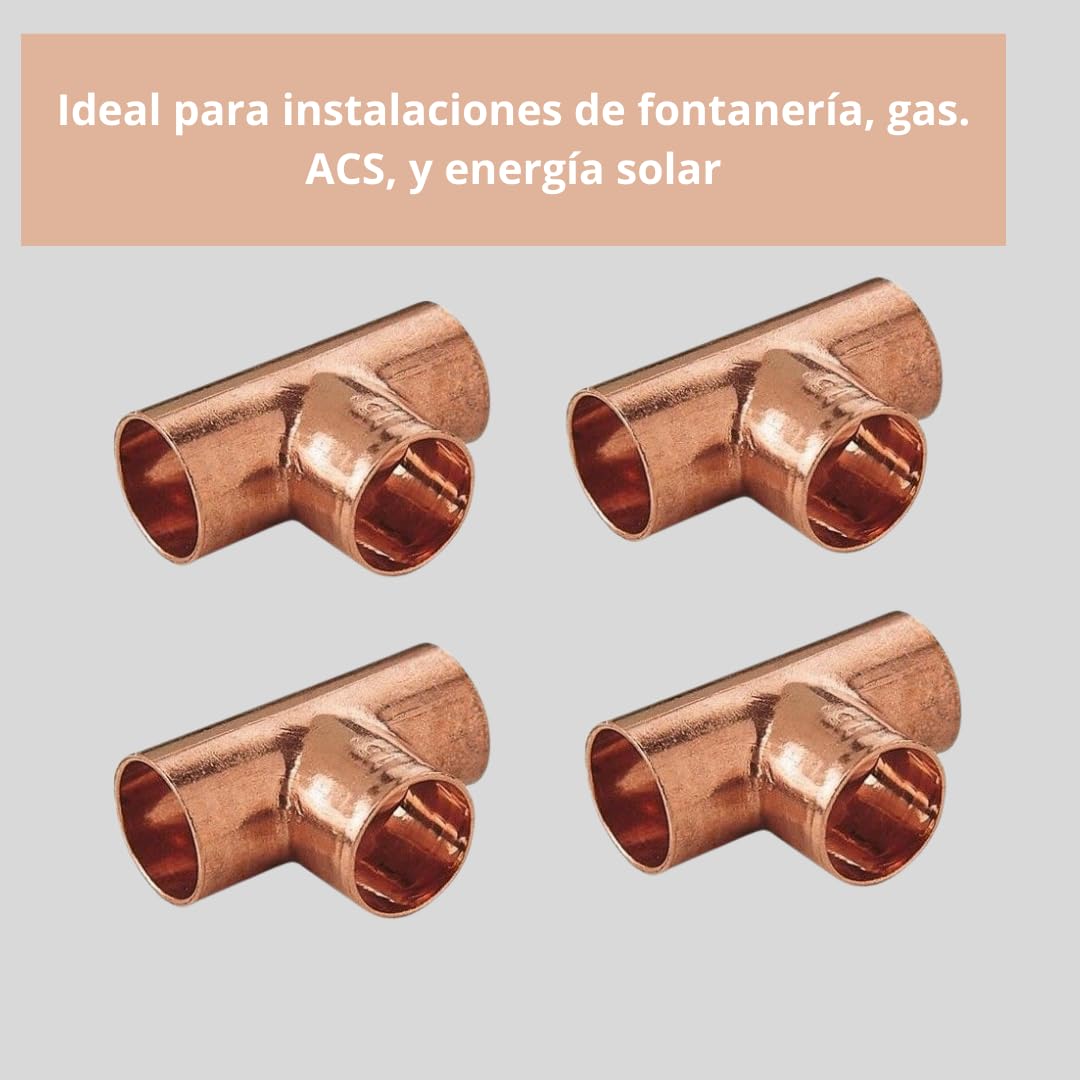 PATIKIL Température Senor Sonde Cuivre Manchon, Soudage Cuivre Tube Avec Inox Ressort Rondelle Pour Cuivre Tête Sensible Température Détecteur, 15 Paquet