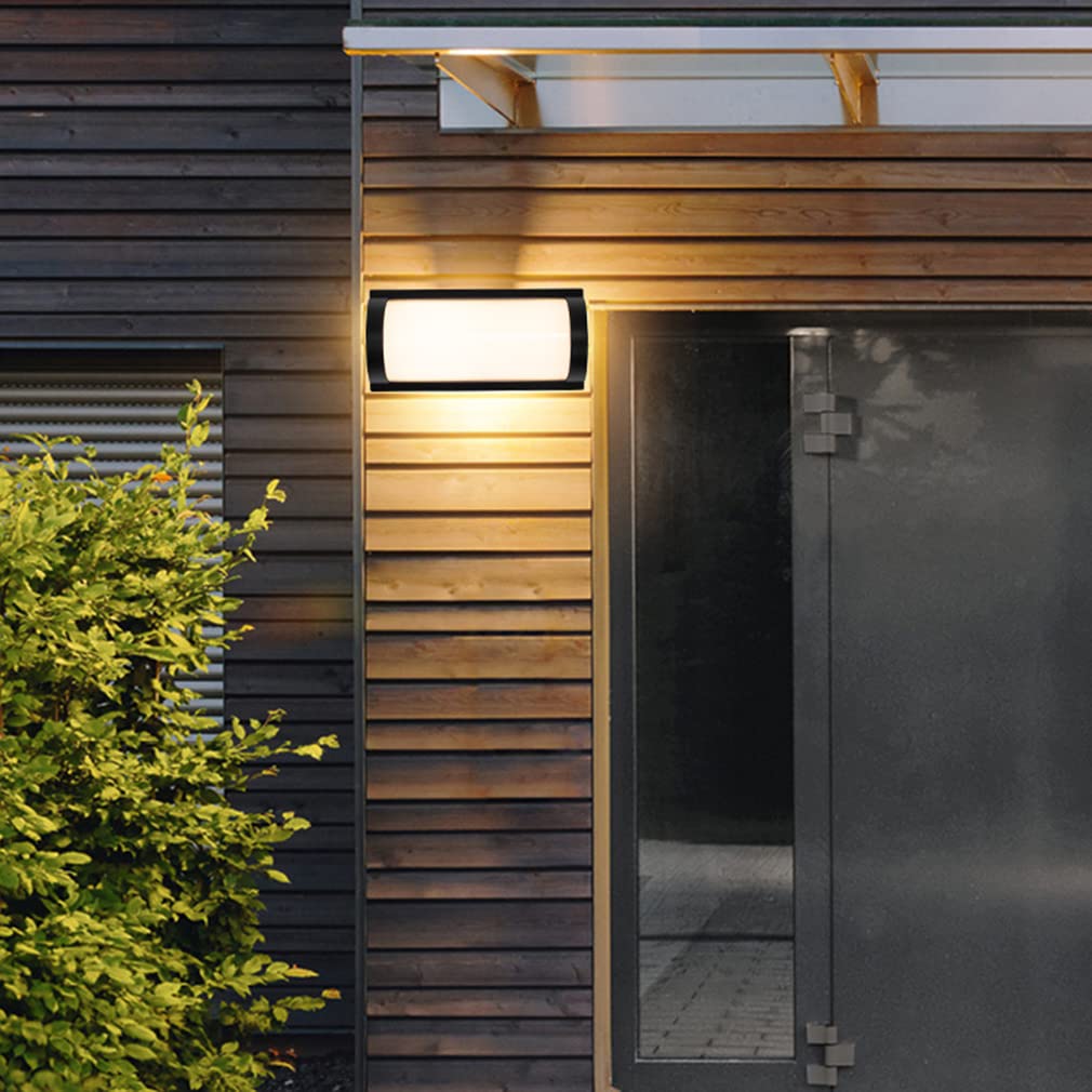 LED Wall Light Outdoor Fixture, Porch & Patio Exterior Wall Mount Lamp, IP65 Waterproof Daylight 5000K 8400LM