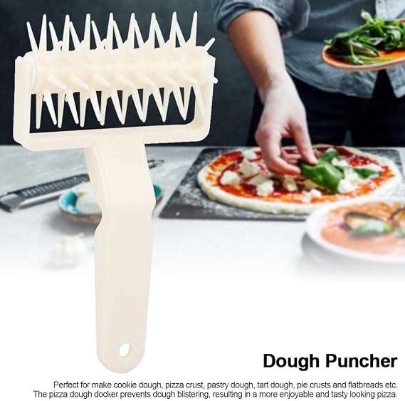 Pizza Dough Docker Roller, DIY Plastic Pizza Cookies Dough Roller Pastry Pie Needle Wheels Cutter Cake Bread Hole Punch Baking Tools
