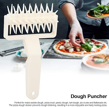 Pizza Dough Docker Roller, DIY Plastic Pizza Cookies Dough Roller Pastry Pie Needle Wheels Cutter Cake Bread Hole Punch Baking Tools