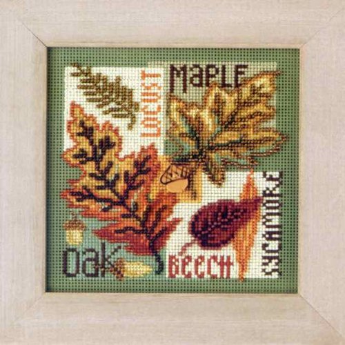 Image of Fall Leaves - Cross Stitch Kit