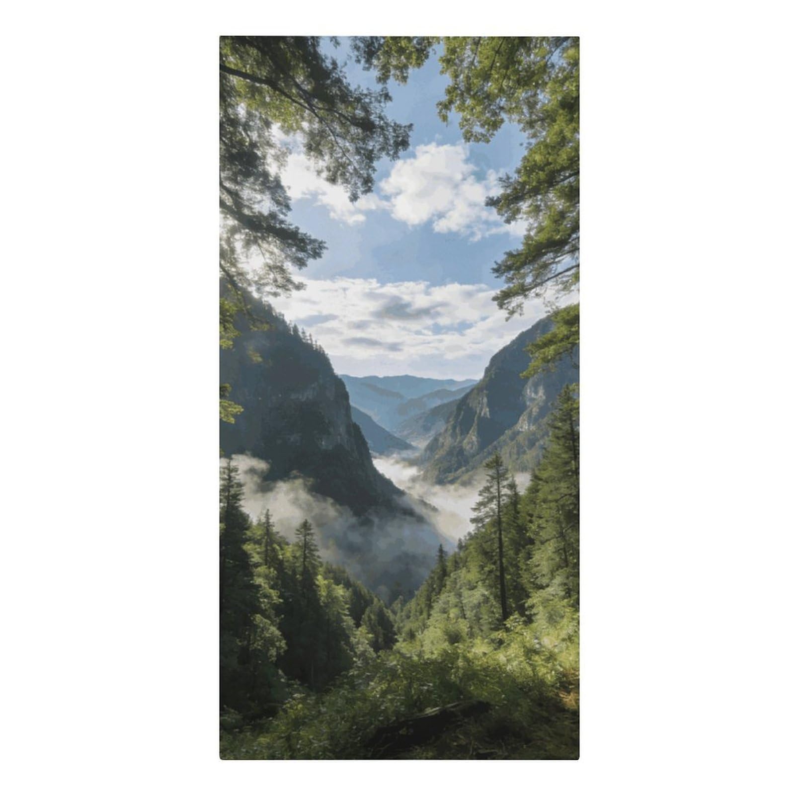 Fodpand Girls Style Lightweight Microfiber Large Overszed Mountains Forests Beach Towel 30.3X61.4 In Sand Blanket Travel, Swim, Bathroom, Women Adults Gift Soft Big Pool Swim Towels