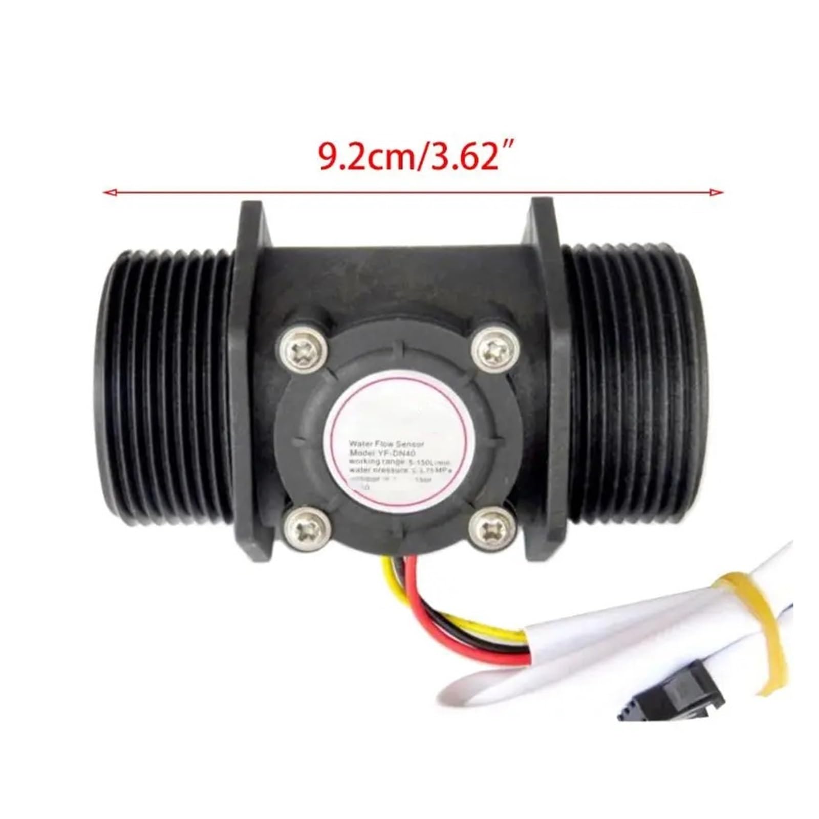 Flow Sensor Meter Digital Pipeline Water Flow Water Flow Sensor DN40 DN50 Large Flow High Presice Water Flow Sensor Flowmeter Meter Counter Instrument Measurement(DN50)