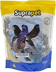 Farinhada Completa com Insetos Reprodução para Pássaros Silvestres 500g - Suprapet Canário Curió Bicudo Azulão Coleiro Trinca Ferro Pixarro Sabiá Galo de Campina
