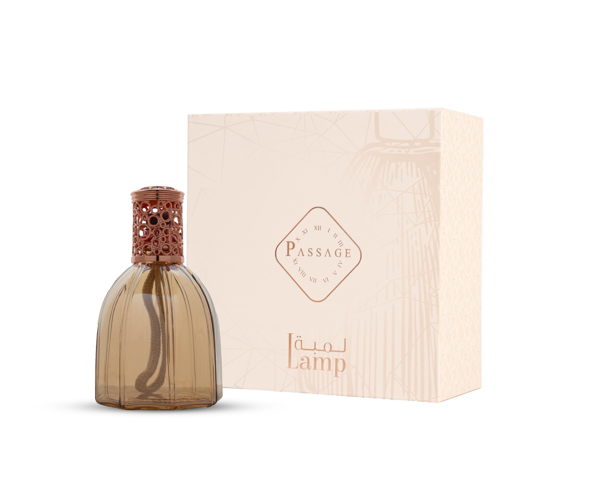 Lamp - Vintage-Inspired Fumigation Device with Modern Vaporizer Mechanism - Elegant Sarai Design (GOLD)