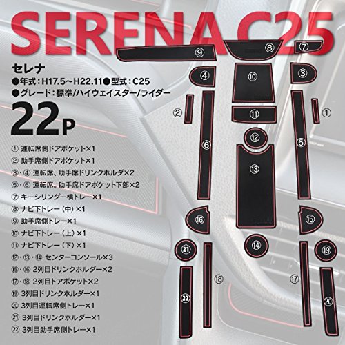 Amazon | 日産 C25 セレナ/SERENA 標準/ハイウェイスター/ライダー 