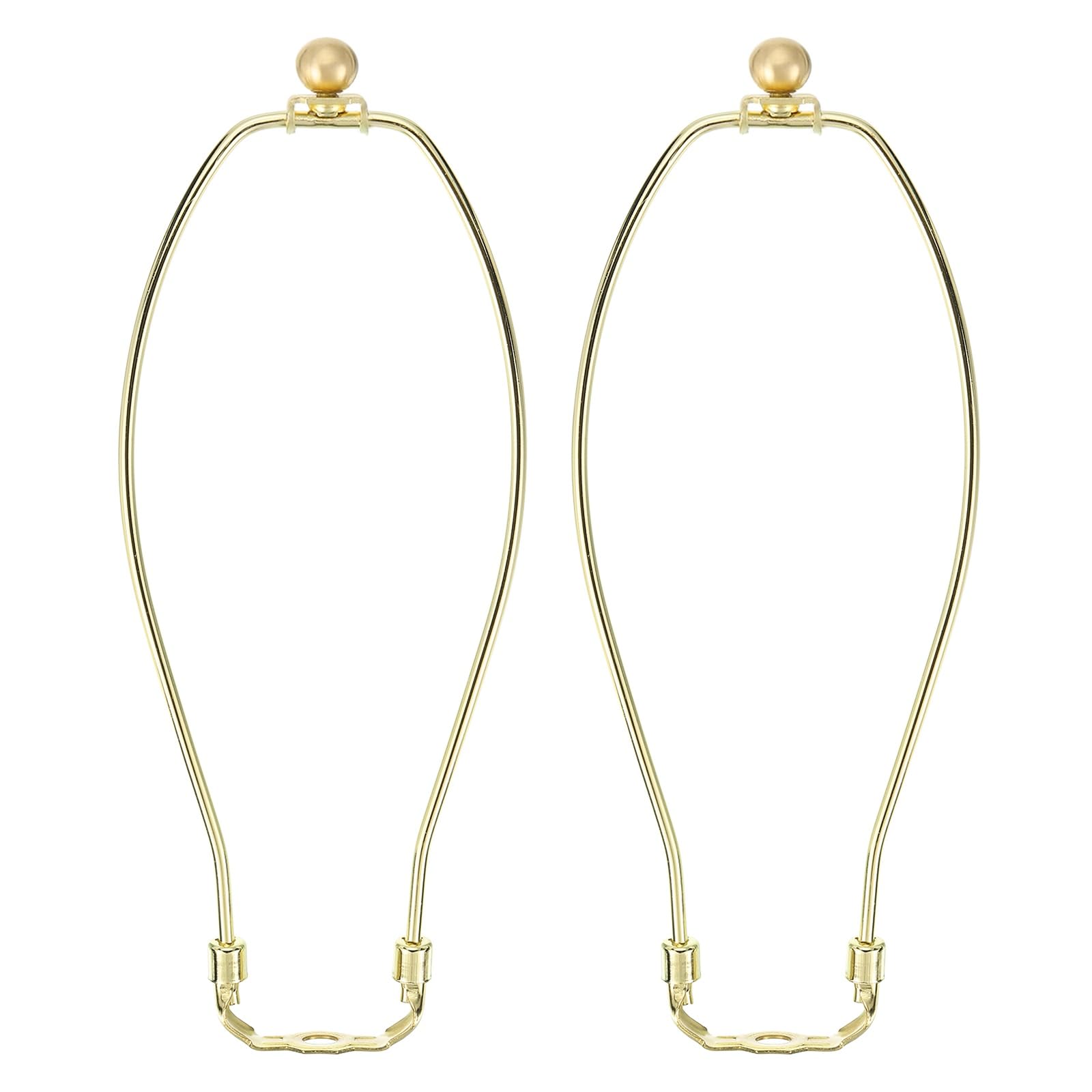 PATIKIL 11 Inch Lamp Harp Kit with 17.5mm Solid Brass Ball Finial