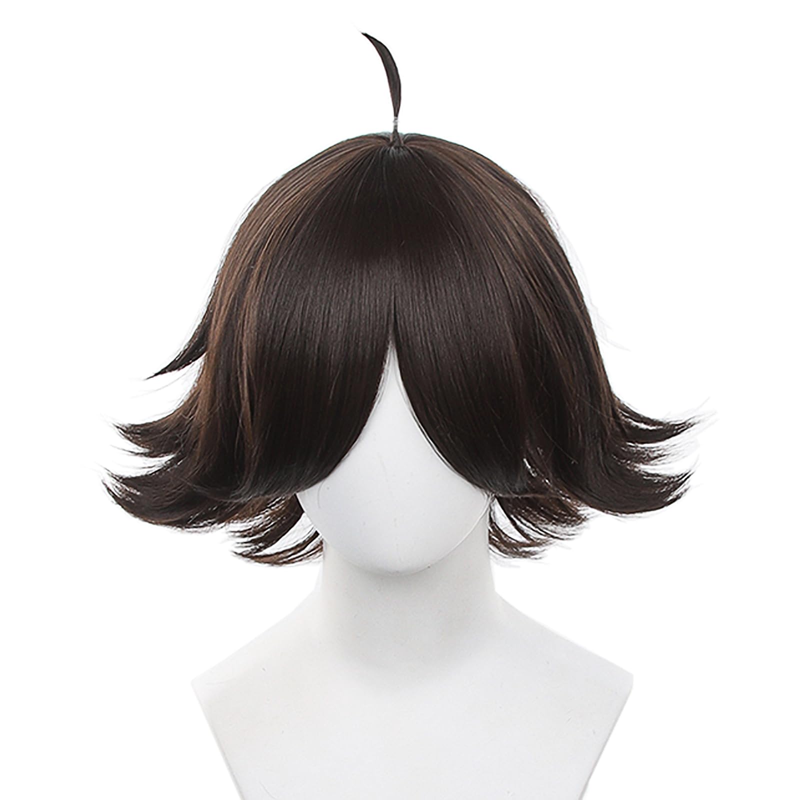 XiongXiongLe Anime Haikyuu Suna Rintaro Dark Brown Cosplay Wig Men Costume Short Straight Heat Resistant Synthetic Hair Wig Cap for Adult Cos Halloween Christmas Comic(Suna Rintaro)