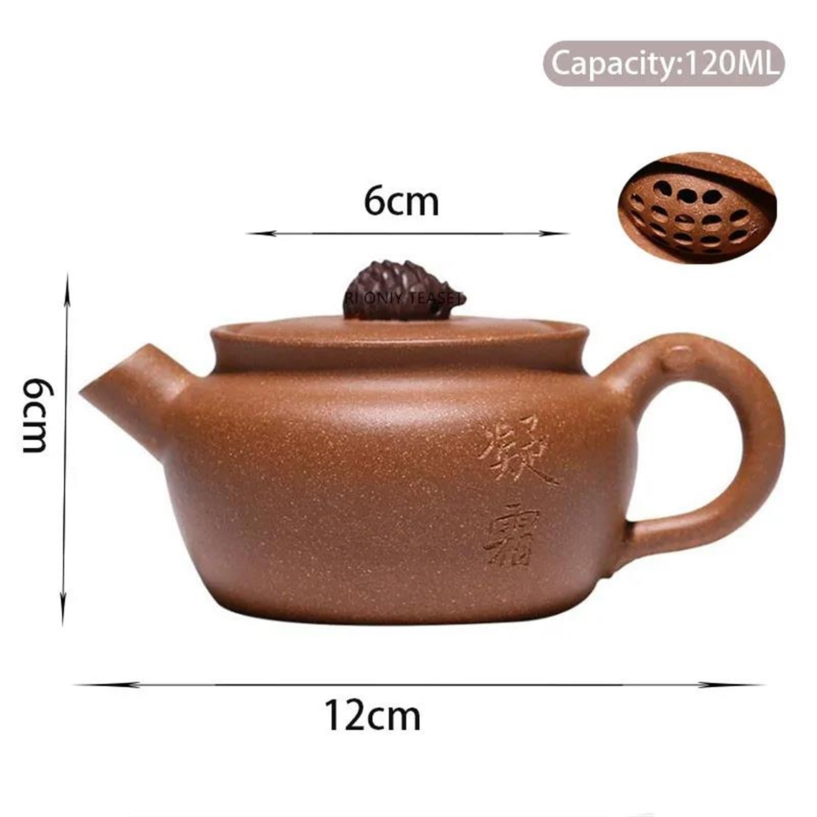 Zestaw do herbaty dla dorosłych, ręcznie robiony dzbanek do herbaty, surowa ruda, kolorowy, błotny czajnik, zestaw Zisha, chińskie czajniczki Yixing z fioletowej gliny, przenośne zestawy do herbaty