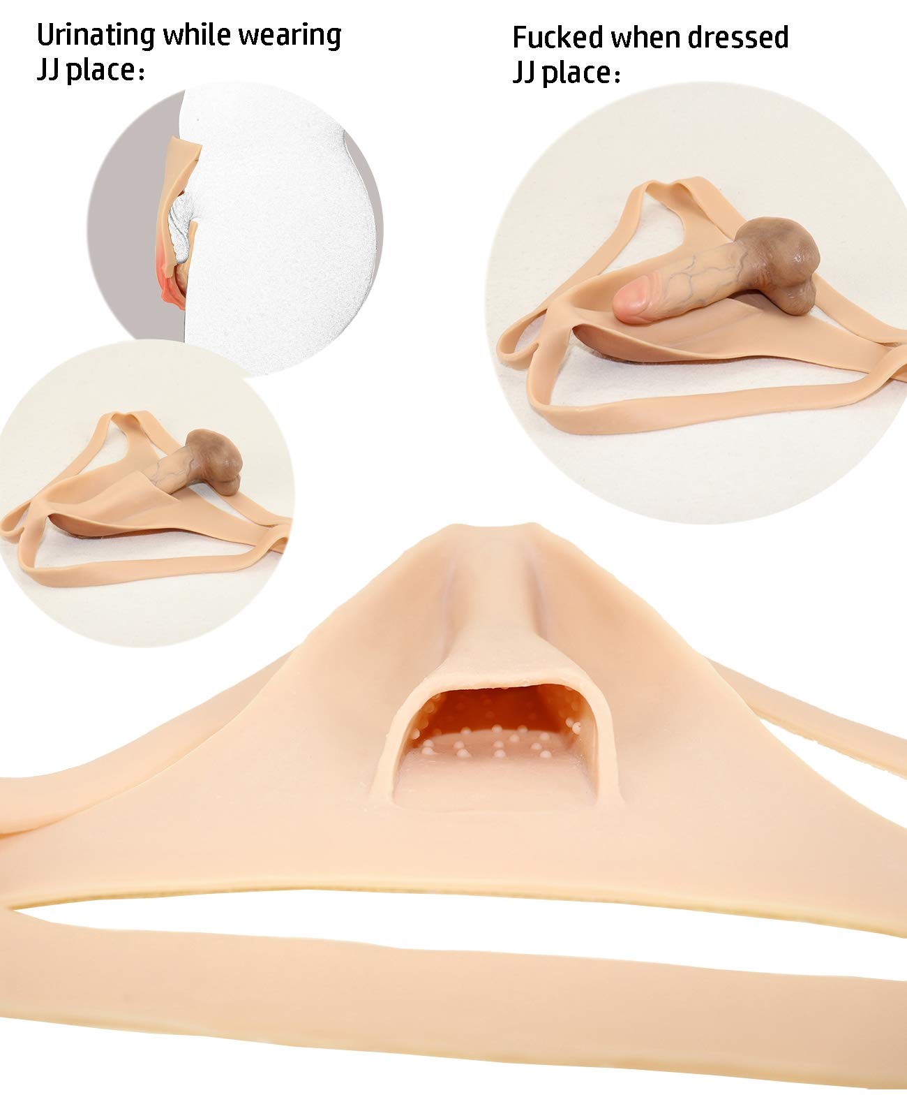 Herren Hiding Gaff Panties – Crossdresser Silikon Panty Y-Typ Tanga für Crossdresser Transgender und Cosplay Geschenk