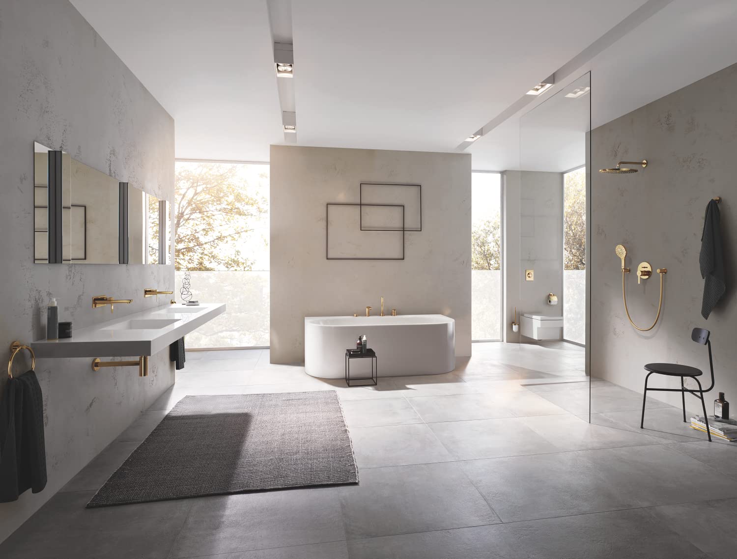 Grohe Essentials Cool Sunrise Handtuchring